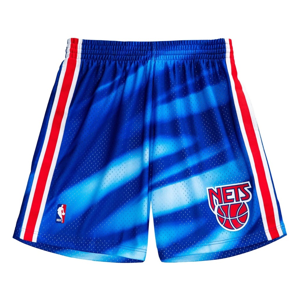 NWT Mitchell & Ness NBA Swingman Shorts Nets 90 - Size XL - Blue